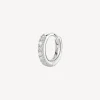 Sale Orecchino Singolo Donna A Cerchietto Con Zirconi Gioielli Fancy | FIW88 Donna Gioielli Moda Donna