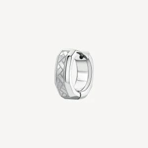 New Orecchino Uomo A Cerchio Logan | BOA21 Donna Gioielli Moda Donna