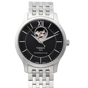 New Orologio Automatico Tis Tradition Powermatic 80 Open Heart | T063.907.11.058.00 Uomo Orologi Uomo