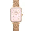 Sale Orologio Wellington Quadro Lumine Bezel Melrose Pink Mop | DW00100669 Donna Orologi Donna