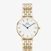 Fashion Orologio Wellington Petite Roman Numerals 5-Link Gold | DW00100682 Donna Orologi Donna