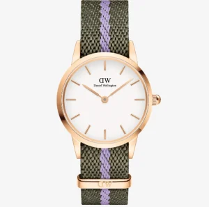 Hot Orologio Wellington Iconic Nato Green/Purple | DW00100680 Donna Orologi Donna