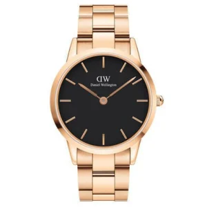 Discount Orologio Wellington Iconic Link Rose Gold Black 40 mm | DW00100344 Uomo Orologi Uomo