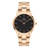 New Orologio Wellington Iconic Link Rose Gold Black 36 mm | DW00100210 Donna Orologi Donna | Orologi Uomo