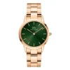 New Orologio Wellington Iconic Link Emerald 32 Rose Gold Green | DW00100420 Donna Orologi Donna