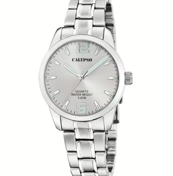 New Orologio Donna Basic Quadrante Grigio | K5867/2 Donna Orologi Donna