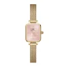 Discount Orologio Donna Wellington Quadro Mini Evergold Blush | DW00100655 Donna Orologi Donna