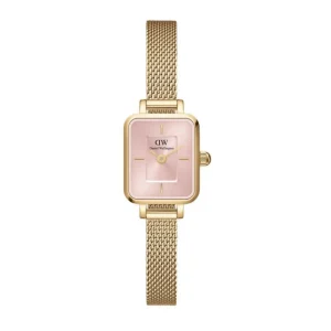 Discount Orologio Donna Wellington Quadro Mini Evergold Blush | DW00100655 Donna Orologi Donna