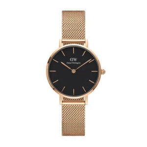 Fashion Orologio Donna Daniel Wellingtone Petite Merlose Gold Black 28 mm | DW00100217 Donna Orologi Donna