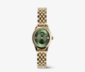 Fashion Orologio Donna Wellington Ophelia Mini Emerald Gold | DW00100804 Donna Orologi Donna
