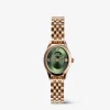 Outlet Orologio Donna Wellington Ophelia Mini Emerald Rose Gold | DW00100806 Donna Orologi Donna