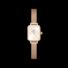 Discount Orologio Donna Wellington Quadro Mini Melrose Champagne | DW00100651 Donna Orologi Donna