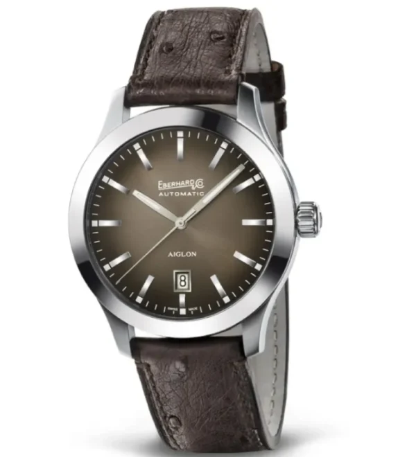 Outlet Orologio Eberhard Aiglon Grande Taille Marrone |  41030.10/SE Uomo Orologi Uomo