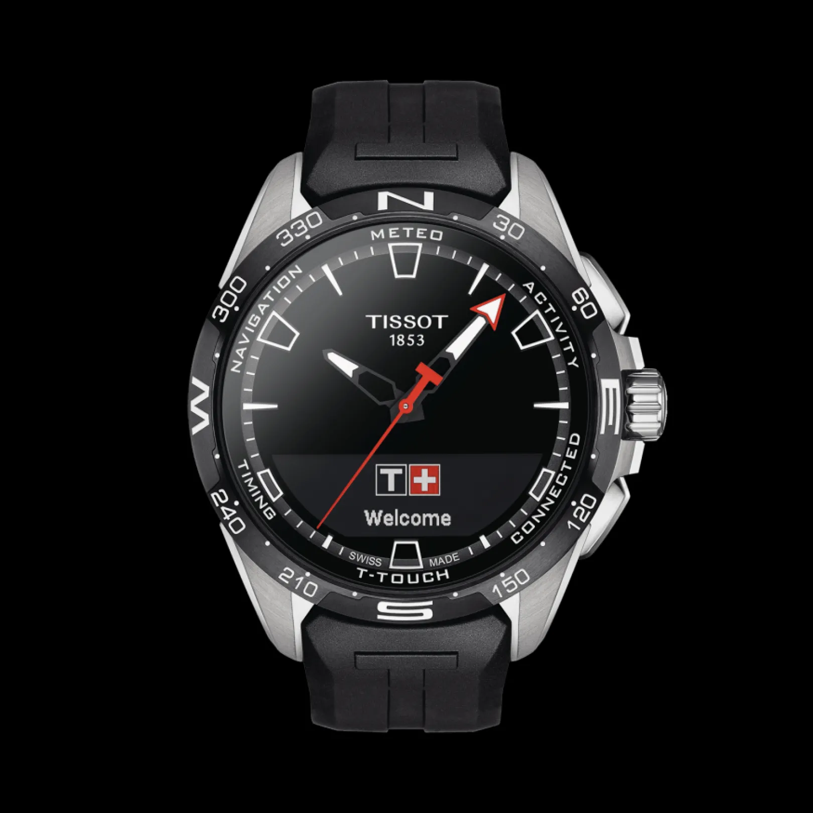 orologio_smartwatch_tisso_0.webp Discount Orologio Smartwatch T-Touch Connect Solar | T121.420.47.051.00 Smartwatch