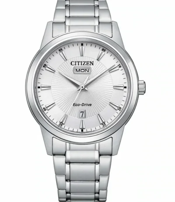 Fashion Orologio Uomo Eco Drive Silver Classic | AW0100-86A Uomo Orologi Uomo