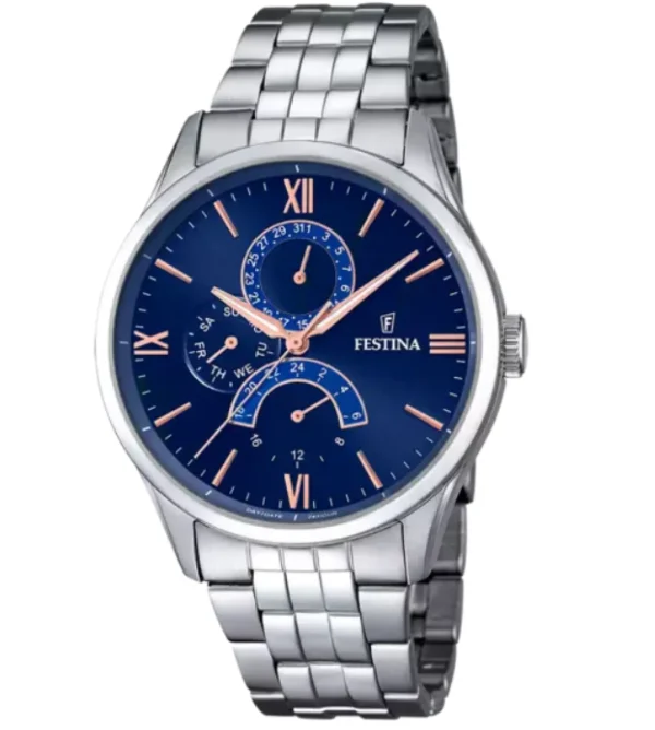 Discount Orologio Uomo Retro Blu | F16822/3 Uomo Orologi Uomo