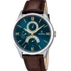 Hot Orologio Uomo Retro Cinturino In Pelle | F16823/A Uomo Orologi Uomo