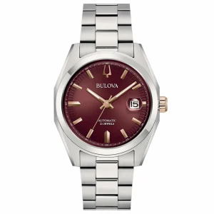 Clearance Orologio Uomo Surveyor Automatic Rosso | 98B422 Uomo Orologi Uomo