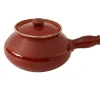Hot Rossa Con Coperchio Terracotta Da Fuoco Brandani | 52268 Cucina&techno