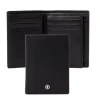 Clearance Porta Carte Con Patta A Bottone Nero | FLF326/A Idee Regalo