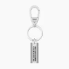 Outlet Portachiavi In Acciaio Con Ciondolo Rettangolare E Frase Ispirazionale Gioielli Kidult   | 781004 Uomo Gioielli Moda Uomo | Idee Regalo