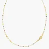 Discount Rosario Girocollo Cristalli Multicolor |  CRO10GARVE3 Donna Gioielli Moda Donna