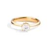 Sale Solitario Oro Giallo Gioielli | R01SO001-G016-14 Donna Gioielli Donna