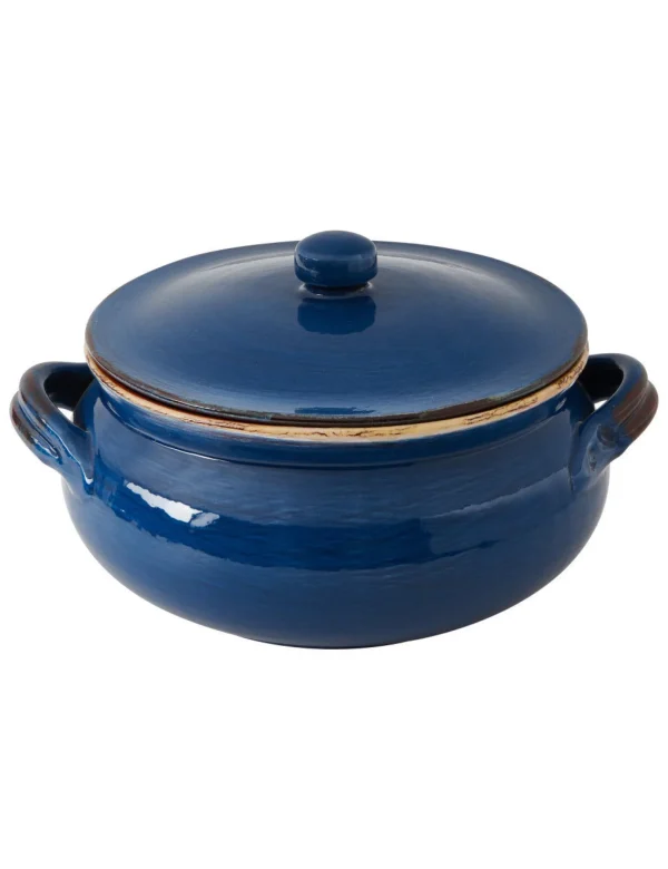 Fashion Blu Con Coperchio Terracotta Da Fuoco Brandani | 52269 Cucina&techno