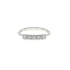 New Veretta A 5 Pietre In Oro Bianco E Diamanti Gioielli Anniversary | R01MZ734/045-13 Donna Gioielli Donna