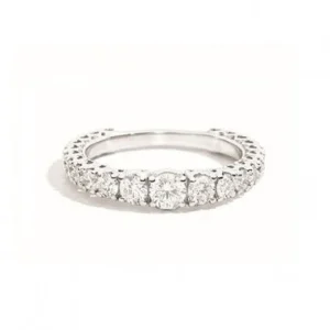New Veretta A Scalare In Oro Bianco E Diamanti Gioielli Anniversary | R01MS747/100-15 Donna Gioielli Donna